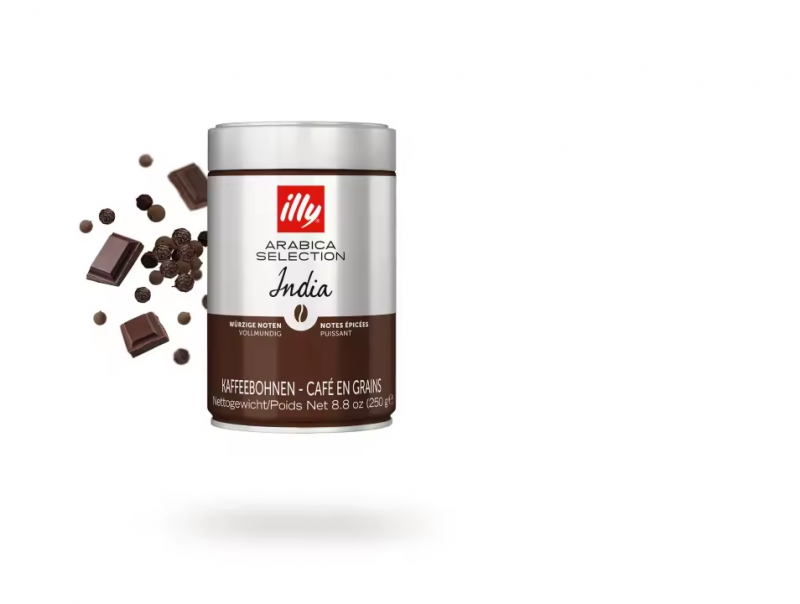 Café en grano Illy Arábica Selection India 250 gr.