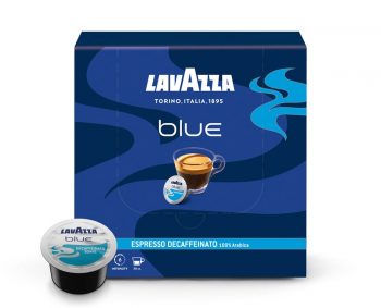 Cápsulas Lavazza BLUE Espresso DESCAFEINADO, 100 unidades