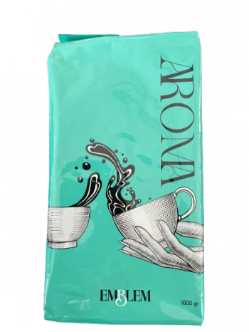 Café en Grano 1 Kg Emblem Aroma-Blend 50% Arábica y 50% Robusta Emblem Italian Coffee