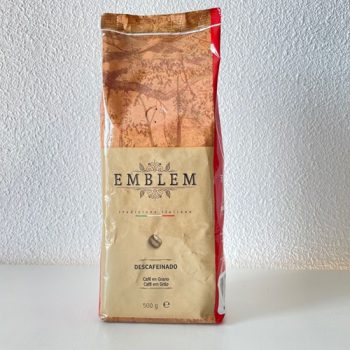 Café en Grano Descafeinado 500 Gr - Sabor Intenso EMBLEM Italian Coffee