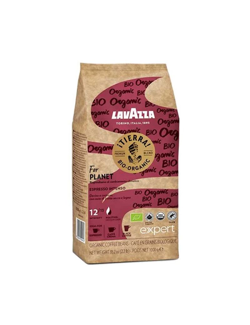 Café en grano 1 Kg. Lavazza - Expert - Tierra Bio-Organic Intenso