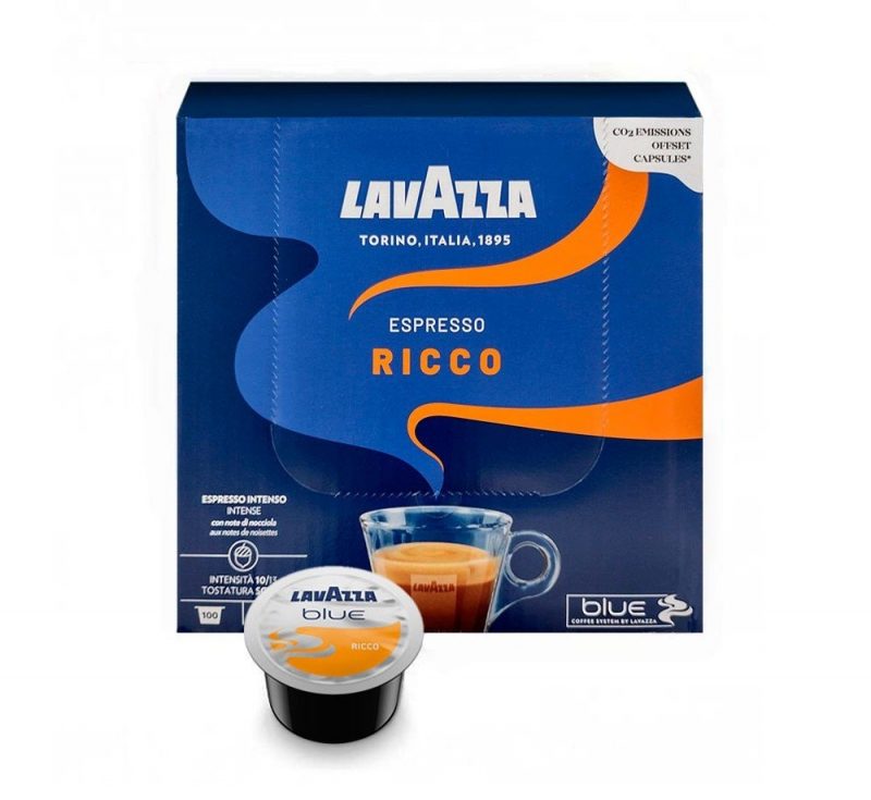 Cápsulas Lavazza BLUE Espresso RICO, 100 unidades
