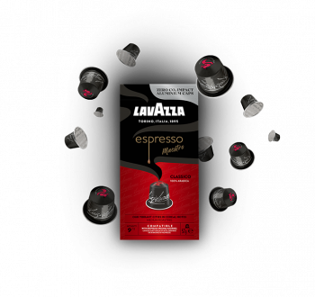 Cápsulas compatibles Lavazza nespresso Espresso Classico. - Intensidad 9 - 10 u (Aluminio)