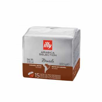 Illy Café Cápsula MPS Brasil 15 Cápsulas. No es compatible con sistema Nespresso.