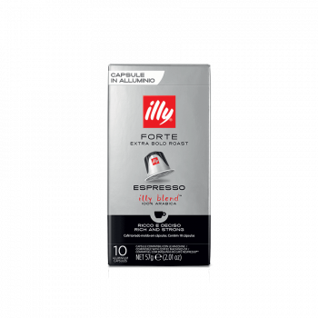 Cápsulas compatibles nespresso FORTE. 10 u (Aluminio)
