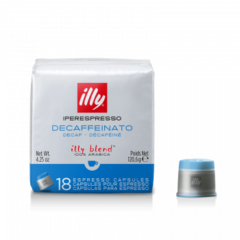Café Illy Iperespresso DESCAFEINADO, 18 cápsulas