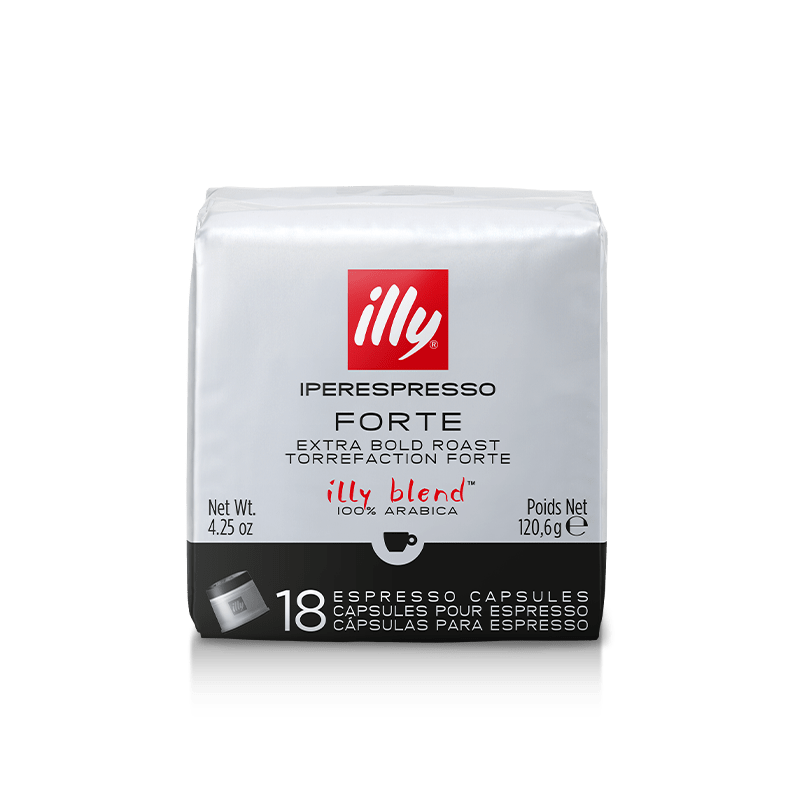 Café Illy Iperespresso TUESTE FORTE, 18 cápsulas