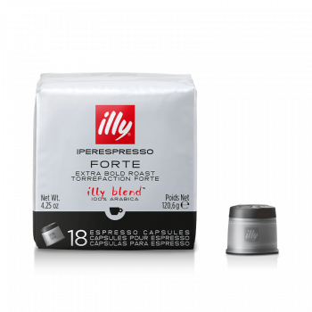 Café Illy Iperespresso TUESTE FORTE, 18 cápsulas