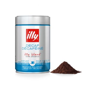 café Illy molido descafeinado