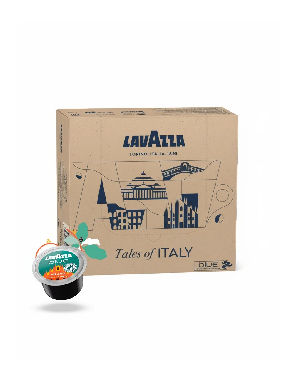 Cápsulas de café Lavazza Blue Milano Espresso 100 uds.
