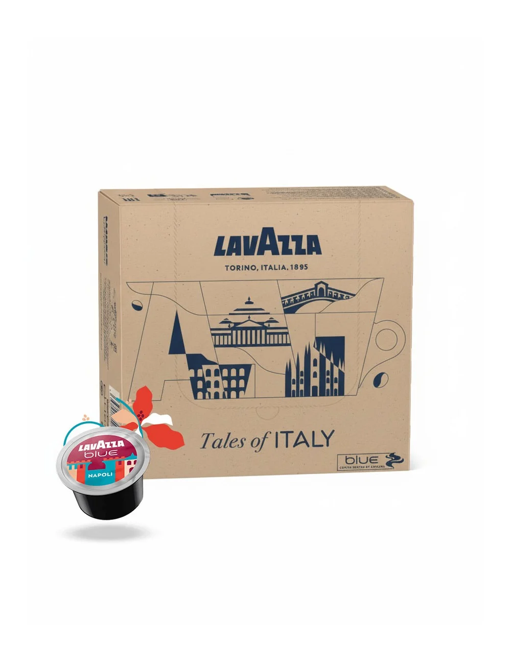 Cápsulas de café Lavazza Blue Napoli Espresso 100uds.